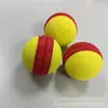 A bola macia, de alta elasticidade e alto retorno mais vendida da typti para treinamento de lazer e competição, bola de esponja listrada canelada em duas cores