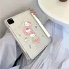 Funda INS de crema Hello Kitty para tableta iPad 11 3+Años funda protectora plegable air11/ 13pulgadas con ranura para lápiz 10