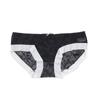 Ropa interior de encaje sexy y dulce de estilo coreano para mujer, sin costuras, de cintura media, ultrafina, transpirable, estilo braguita de chica famosa de Internet