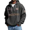 Ropa Nueva para Hombre Transfronteriza 3D Amazon Más Vendida Sudadera con Cremallera Tendencia de Comercio Exterior Sudadera Serie Nueva de la NFL