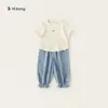 Ropa para Niños Youbao Estilo Coreano Cuello Redondo Top para Niñas Delgado de Manga Corta Camiseta de Verano para Niñas Moderno