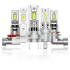 Venda quente transfronteiriça farol de LED para carro novo em linha X9 H1 H7 H11 9005 9006 H4 com ventilador