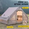 Alemania 2026 Fabricante Más Vendido En Stock Tienda de Campaña Inflable para Exteriores Tienda tipo Cabaña de Algodón Impermeable Espesa Camping