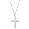 Colar Cruz Minimalista para Mulheres, Design de Nicho de Luxo Leve, Pingente Acessório de Corrente para Clavícula de Alta Qualidade Atacado