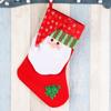 Bolsa de regalo con decoración navideña, colgante, bolsa de regalo, calcetines, chimenea, grandes calcetines para guardar dulces navideños.