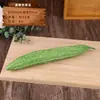 Modelo de pepino de simulación Rodajas de pepino gordo Fruta de pepino verde Gabinete de frutas y verduras Decoración para transmisión en vivo de cocina Accesorios Juguetes para casa de juegos