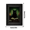 Mzct621-661 Amazon Halloween Venta Caliente Divertido y Creativo Marco de Fotos de Madera 3D Pegatina para Refrigerador Pegatina de Decoración para el Hogar