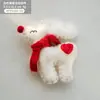 Decoraciones Navideñas Árbol de Navidad Creativo Reno de Dibujos Animados Adornos Colgantes de Fieltro Materiales DIY Figuritas Pequeñas Regalos de Navidad