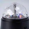 Lámpara de Bola Mágica de Cristal Mini Lámpara de Atmósfera Giratoria de Siete Colores Decoración de Escritorio para Fiestas Luz Nocturna Regalos Transfronterizos En Stock