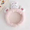 Faixa de Cabelo para Lavar o Rosto Nova Menina Coreia do Sul Maquiagem Máscara Faixa de Cabelo Especial Faixa de Cabelo Desenho Animado Fofo Carimbo de Cabelo Atacado