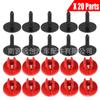 20PCs motor inferior tampa protetora clipe menor tampa de proteção parafuso para Ford Focus MK2 Mondeo