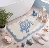 Alfombra de Piso Imitación Cachemir, Alfombrilla Absorbente Antideslizante para Baño, Fácil de Cuidar, Alfombra Decorativa para Mesita de Noche de Dormitorio, Venta al por Mayor Transfronteriza