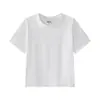 Camiseta gola redonda 20s 220g penteada compacta fiada siro, 20 cores, para crianças, pode ser impressa ou bordada, adequada para atividades em grupo