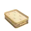 Set Transparente de Cuatro Piezas Bolsa de Almacenamiento Organizador de Armario de Dormitorio Almacenamiento de Colchas Caja de Almacenamiento de Ropa de Cama Caja de Almacenamiento de Cajón Debajo de la Cama