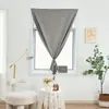 Cortinas Blackout Sin Taladro, Cinta Mágica para Dormitorio, Tela Blackout de Doble Capa, Cortinas de Protección Solar y Aislamiento Térmico Simples de Venta Caliente Transfronteriza