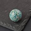 Cuentas grandes de laca cuentas individuales cuentas sueltas hechas a mano piel de rinoceronte incrustada con espiral nácar artesanía de laca artículos de laca pulsera de cuentas de Buda joyería de juego de texto
