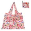 Bolsa de Compras Plegable, Nueva de Gran Capacidad, Bolsa Plegable Ecológica en Stock, Bolsa de Tote de Almacenamiento Plegable Portátil Impresa Creativa