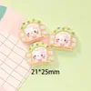 Gato Lindo Jardín Hecho a Mano DIY Pegamento de Crema Funda para Teléfono Accesorios para el Cabello Pasador Adornos Flor para Zapatos Accesorios de Resina Materiales