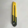 Faca de Plástico Espesso com Trava Automática Pronta para Uso Portátil para Desembalagem Expressa de Escritório Cortar Papel de Parede Faca Utilitária para Comércio Exterior