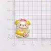 Perro Lindo Brillante DIY Pegamento de Crema Funda de Teléfono Casera Papelería Accesorios para el Cabello Piezas de Resina Mayoreo