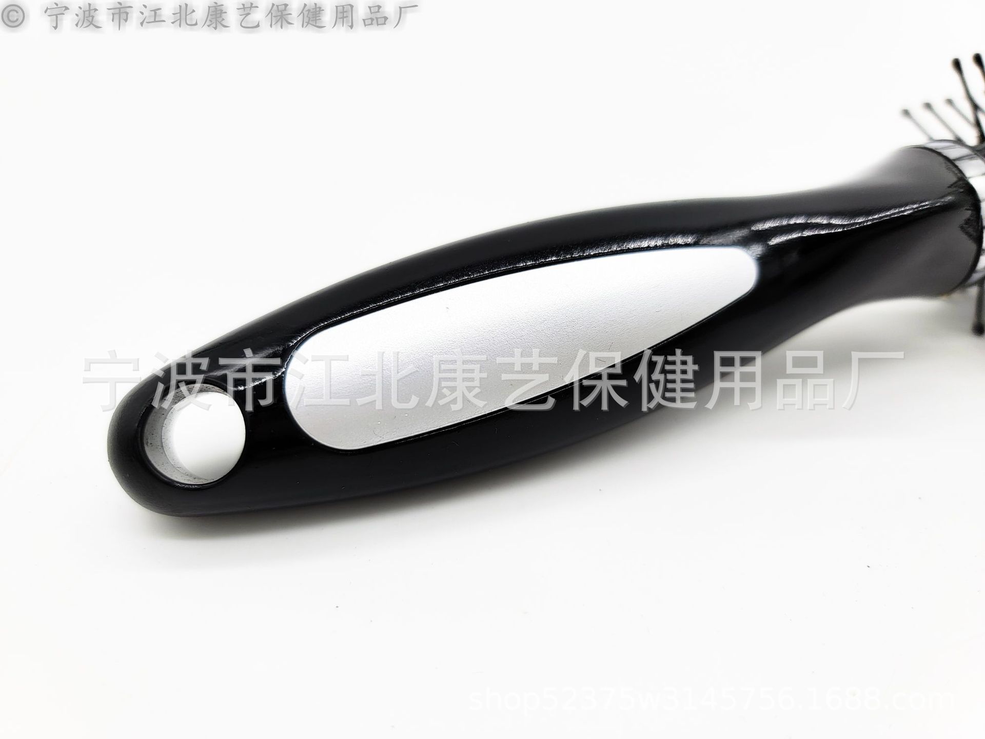 塑料发梳 HB9822 黑 特写4.jpg