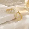 Pendientes de Botón para Mujer Estilo Japonés y Coreano Dulce Elegante Sencillo Incrustados con Circonita Personalidad Versátil Moda Joyería Regalo Joyería de Conservación del Color