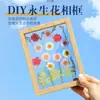 Marco de Fotos Transparente de Doble Cara DIY Hecho a Mano con Relieve de Hoja Exhibición de Especímenes de Plantas Flores Secas Marco de Fotos de Mesa Fábrica Venta al por Mayor