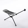 Silla Lunar Plegable para Exteriores con Reposapiés, Soporte para Silla Lunar, Reposapiés Plegable de Aleación de Aluminio, Ligero, Plegable, Portátil
