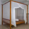 Mosquiteiro de algodão tradicional transfronteiriço, algodão puro, porta única, à prova de poeira, haste de bambu, amarração por corda, espessado criptografado, 1,2 metros, 1,5 metros, 1,8