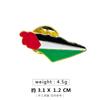 Nuevo Insignia Broche Palma Sandía Palestina Aleación Niños Descalzos Accesorios Vagabundos en stock Mayoreo