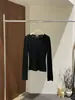 HOO Ropa de Otoño para Mujer de Gama Alta Textura Jacquard de Lana Francesa Elegante Versátil para el Trabajo Sensación de Alto Intelecto Top Pequeño TB966