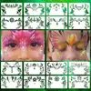 Plantilla Transfronteriza de Pintura Facial para Niños para Dibujar Mariposas en la Cara y los Ojos, Plantilla DIY de Maquillaje Escénico