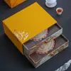 Caja de regalo para té caja vacía Caja para pastel de té Pu 'er caja de regalo 200 gramos 357 gramos Caja de regalo para pastel de té blanco Fuding doble capa