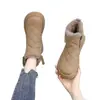 Botas de Nieve de Venta Caliente para Mujer Invierno 2026 Estilo Nuevo Aterciopeladas Engrosadas Zapatos de Algodón del Noreste Impermeables Antideslizantes Cálidas Botas de Algodón Botines