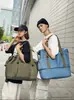 Bolsa de Viagem Grande Capacidade Feminina Logo Imprimível Bolsa de Ombro Bolsa de Viagem Bolsa de Cosméticos de Alta Qualidade Separação Seca e Úmida Bolsa de Fitness Masculina
