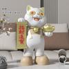 Adornos creativos de gato de la fortuna, gato de la fortuna, recepción, cajero, regalo de acompañamiento para la apertura, inauguración de casa, nuevo hogar, decoraciones para mueble de TV