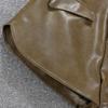 Pantalones cortos de cuero para mujer Primavera y Otoño 2023 Corea del Sur Dongdaemun cintura alta línea A pierna ancha prenda exterior pantalones básicos para botas al por mayor 8289
