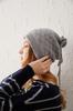 Amazon invierno doble uso gorro de cachemira bufanda bufanda para mujer con cordón gorro de punto de lana cálido al por mayor