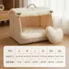 [Preventa] Cama con Cajón Semi-Cerrada de Gran Espacio para Mascotas, Cama para Gatos, Cama para Perros, Esterilla para Perros Estilo Princesa