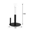 Porta Pañuelos de Escritorio Vertical Transfronterizo Spray Cocina Acero Inoxidable Negro Soporte para Papel Higiénico Artefacto Desmaquillante Soporte para Papel Higiénico