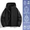 Chaqueta de hombre tres en uno, a prueba de viento e impermeable, adecuada para otoño e invierno, conjunto de dos piezas de plumón desmontable, ropa para ciclismo y montañismo para hombres, disponible para compra en grupo