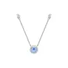 Collar de Punto de Estrella de un Quilate para Mujer, Joyería de Verano con un Toque de Alta Gama, Collar de Nicho, Cadena de Clavícula de Lujo Ligero, Admite Pedidos Individuales