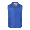 Atacado Camiseta Publicitária Colete Composto de Camada Única Roupas de Trabalho para Supermercado Colete para Atividade em Grupo de Voluntários Colete Colete VM017B