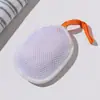 Saco de Rede Espumante para Sabonete Sanduíche, Saco Espumante para Sabonete, Toalha Espumante Dupla Face para Banho, Saco de Rede Espumante para Limpador Facial