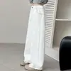Pantalones Largos para Niñas 2026 Primavera Nuevo Estilo para Niños Mayores, Pantalones de Pierna Ancha Estrecha con Retazos, Pantalones Rectos Casuales, Atuendo de Primavera Adelgazante