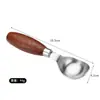 En Stock Pala para Helado de Acero Inoxidable 304 Tipo Prensa Cuchara para Helado Cuchara para Bolas de Helado Cuchara para Bolas de Fruta Sandía