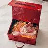Caja de Regalo para el Día de San Valentín Chino, Nueva Caja de Regalo de Nicho de Estilo Chino de Alta Gama, Caja Vacía, Exquisita Caja de Regalo de Mano para Regalo de Cumpleaños a Novia