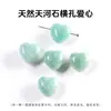 Jingde Jewelry Piedra Natural Corazón Forma Cuentas Cuarzo Rosa Ojo de Tigre Piedra Multicolor Corazón Forma DIY Joyería Accesorios Venta al por mayor en Stock