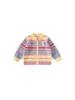 Ropa de Otoño para Niños Bangxuan Cardigans Rayados en Contraste Prendas de Punto de Dibujos Animados Prendas de Punto para Niñas Chaquetas de Punto