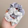Nuevo Estilo de Gama Alta Cuatro Capas Oversized Plisado Estilo Perezoso Coleta Baja Goma para el Cabello Scrunchie Accesorio para el Cabello